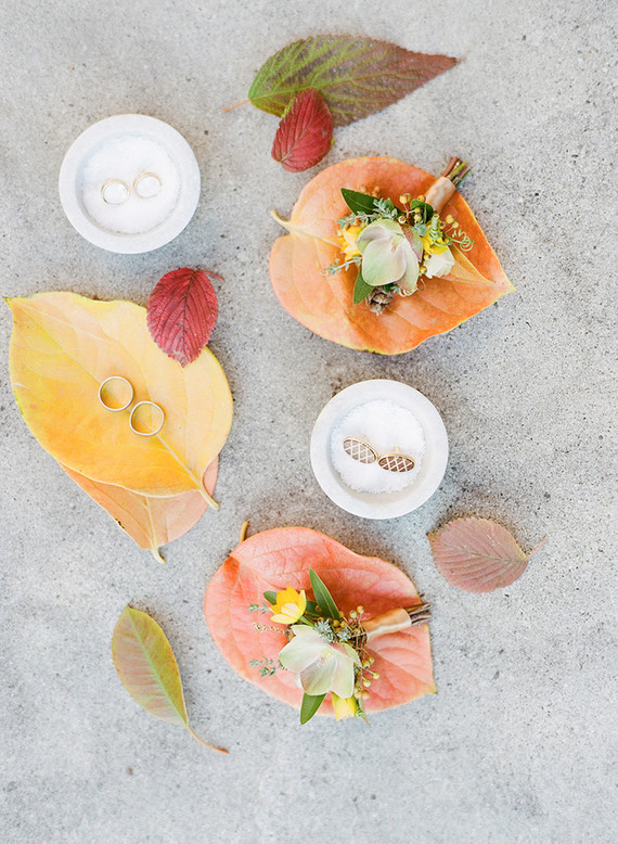 Fall wedding decor
