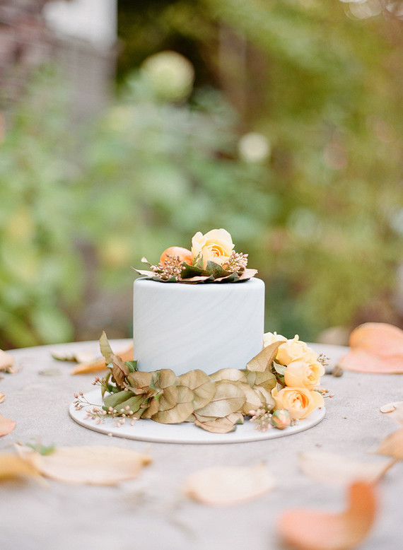 Fall wedding cake
