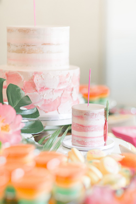 Tropical 1st birthday party