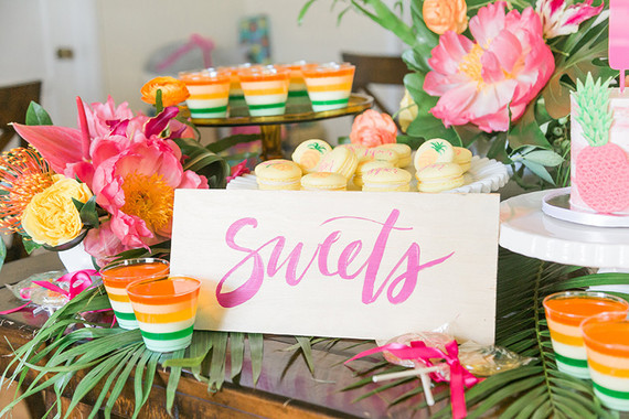 Tropical 1st birthday party