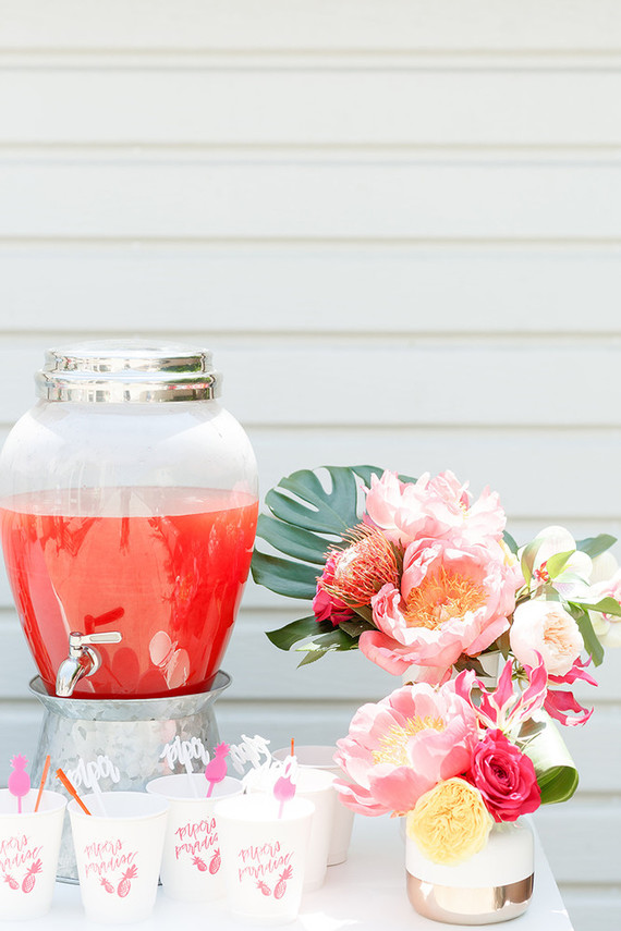 Tropical 1st birthday party