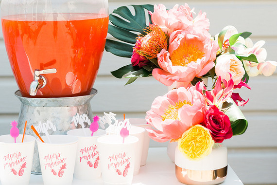 Tropical 1st birthday party