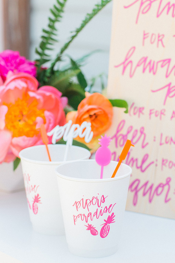 Tropical 1st birthday party