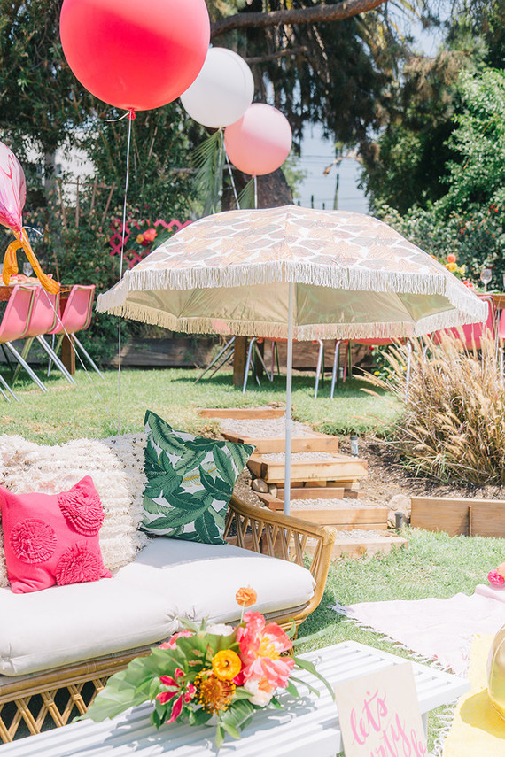 Tropical 1st birthday party