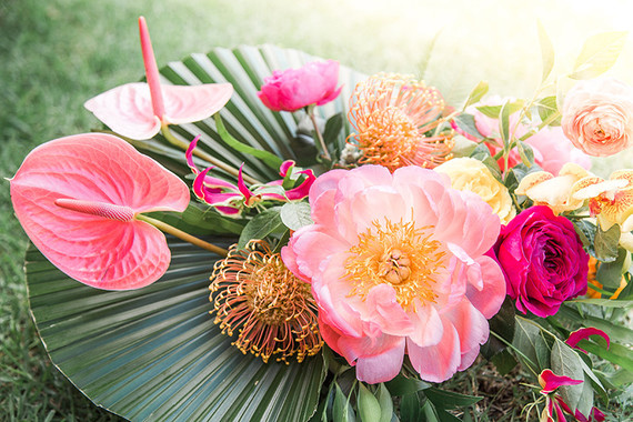 Tropical 1st birthday party