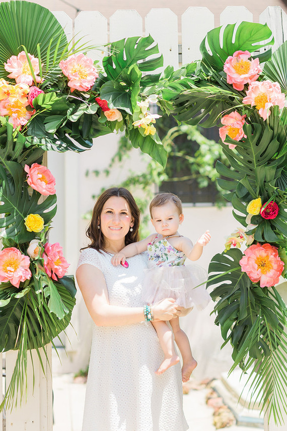 Tropical 1st birthday party