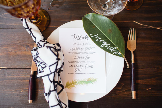 Rustic modern baby shower