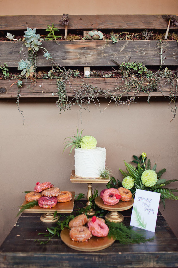 Rustic modern baby shower