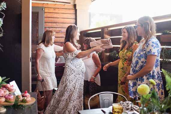 Rustic modern baby shower