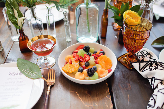 Rustic modern baby shower