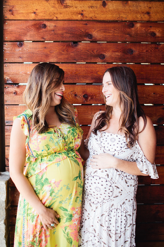 Rustic modern baby shower