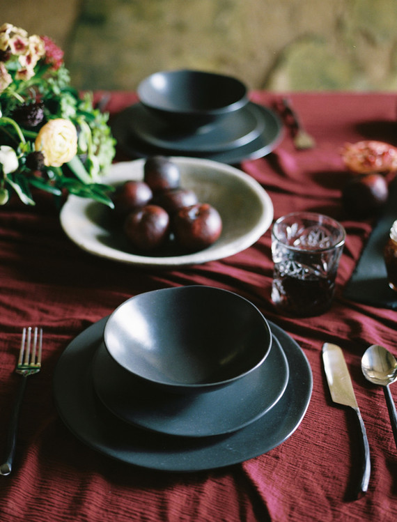 Moody burgundy wedding inspiration