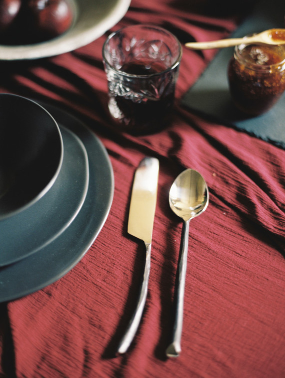 Moody burgundy wedding inspiration