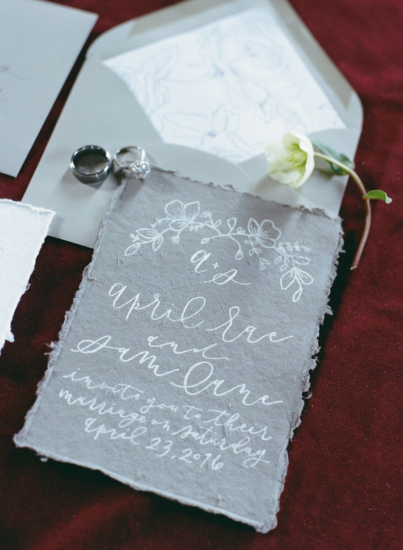 Fall wedding invitations