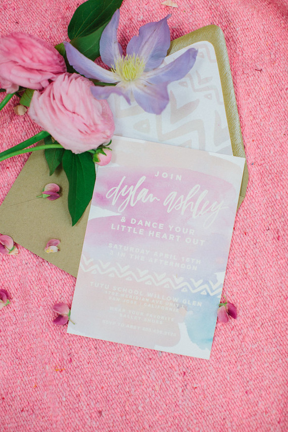 Ballet birthday party Inspiration