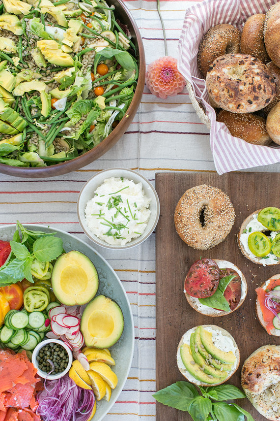 summer backyard baby shower