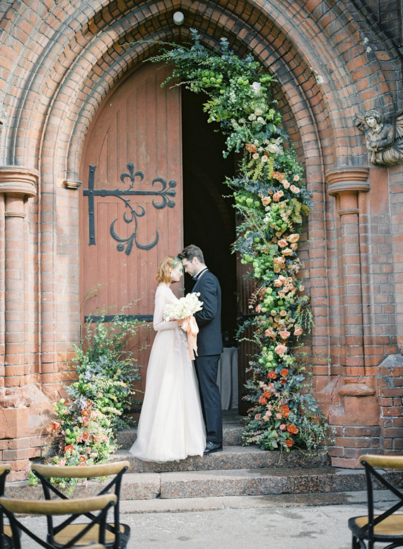 Floral doorway inspiration