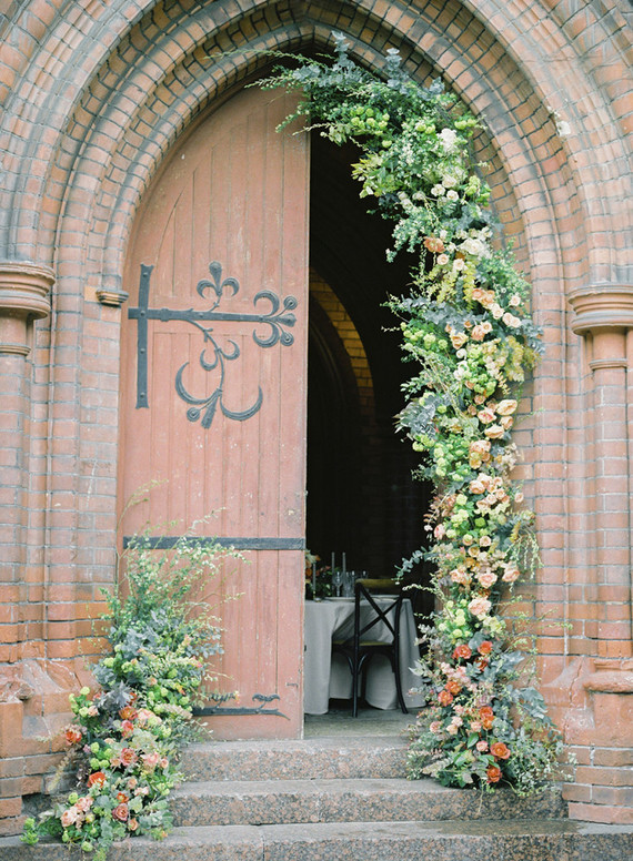 Floral doorway inspiration