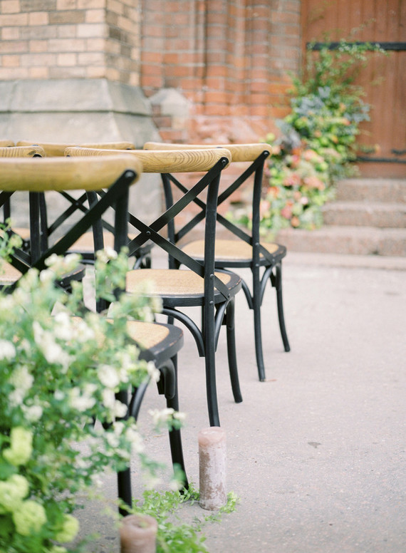 Spring church wedding