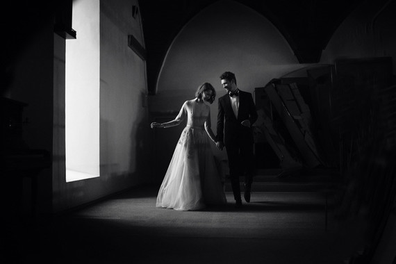Black and white wedding portraits Inspiration