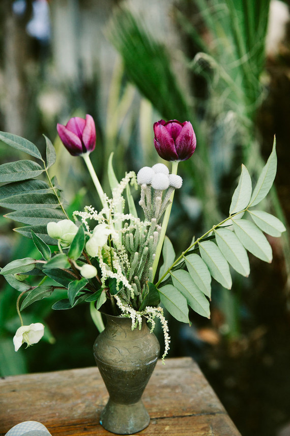 Purple tulips