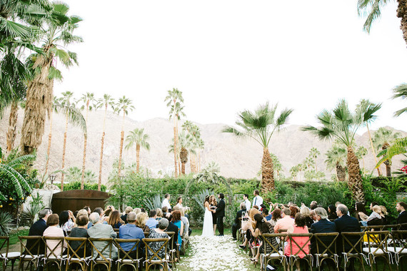 Palm springs wedding ceremony