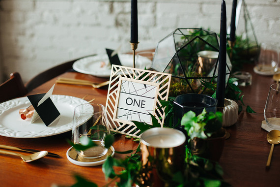Modern dinner party