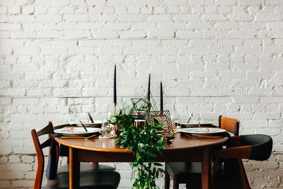 Modern dinner party