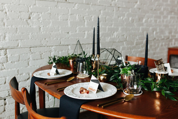 Modern dinner party