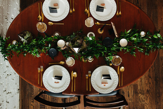 Modern dinner party