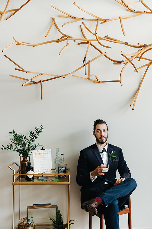 Modern bachelor party inspiration