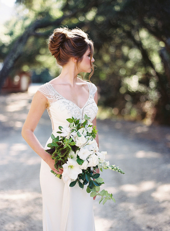 Elegant wedding dress from David's Bridal