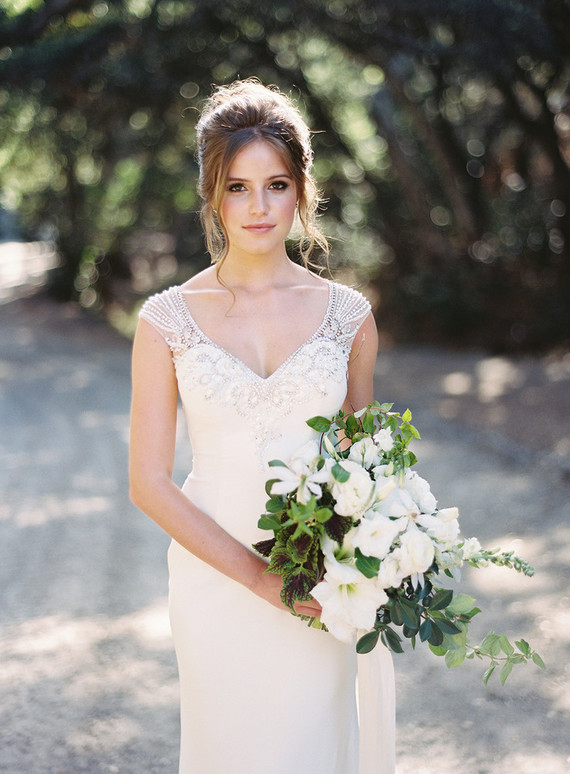 Elegant wedding dress from David's Bridal