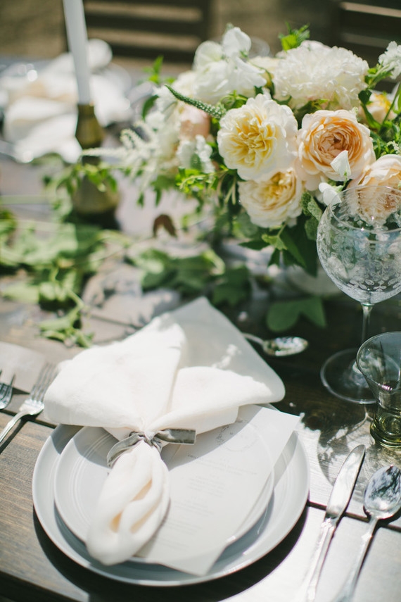 Rustic wedding details