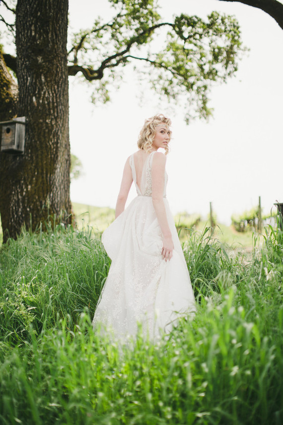Elegant wedding dress