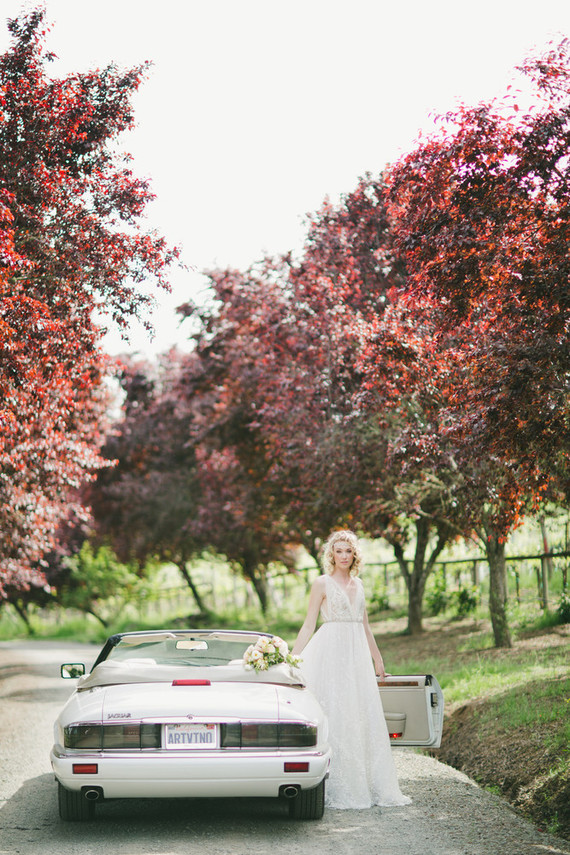Wedding getaway car