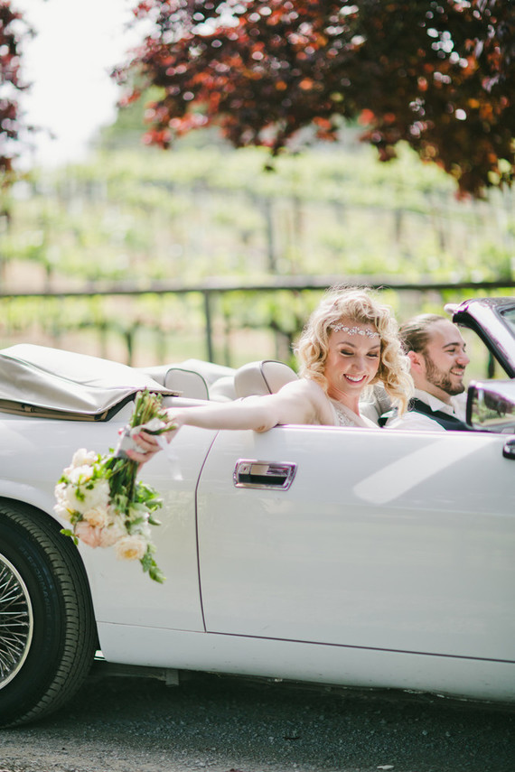 Wedding getaway car