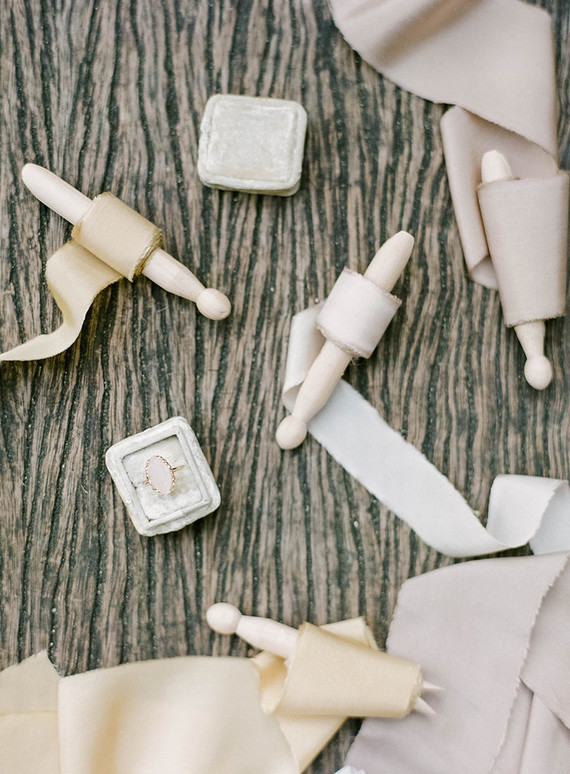 Vintage silk ribbons