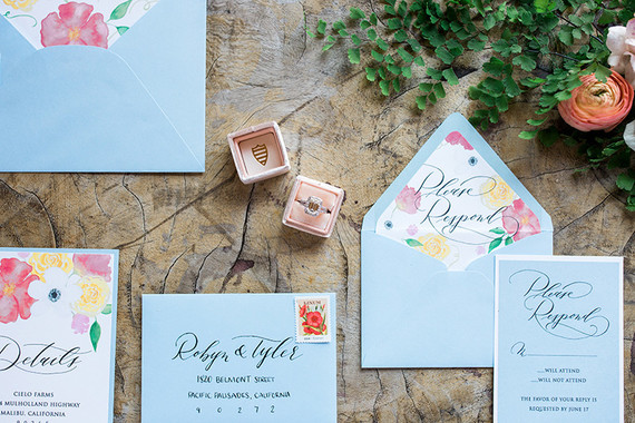 Summer wedding invitations