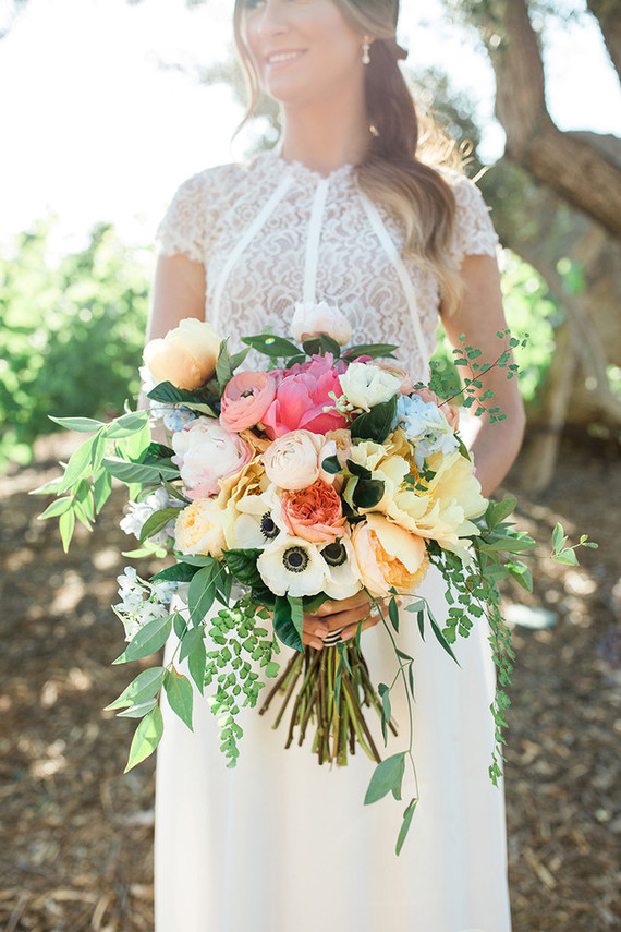 Summer bridal bouquet