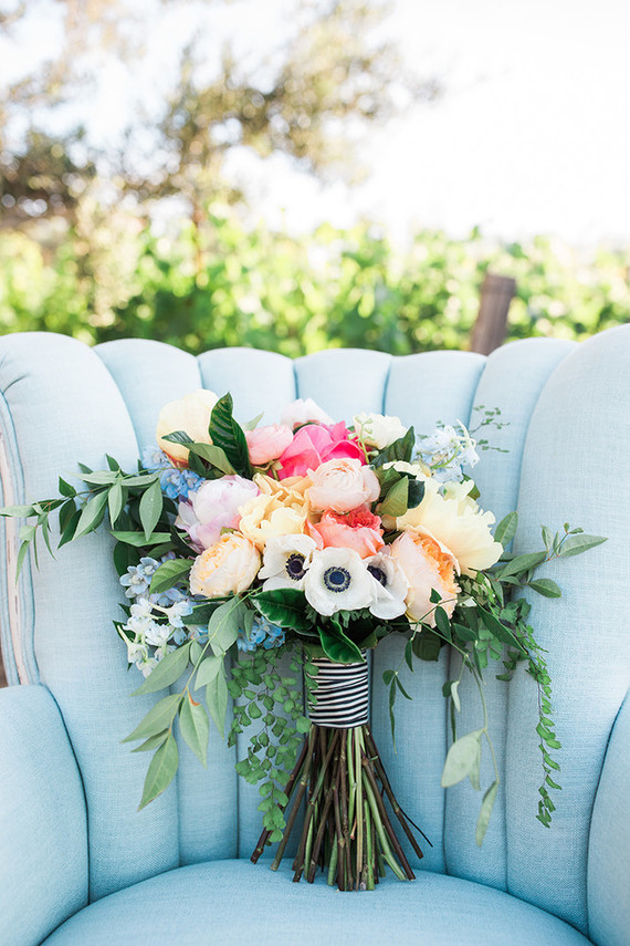 Summer bridal bouquet