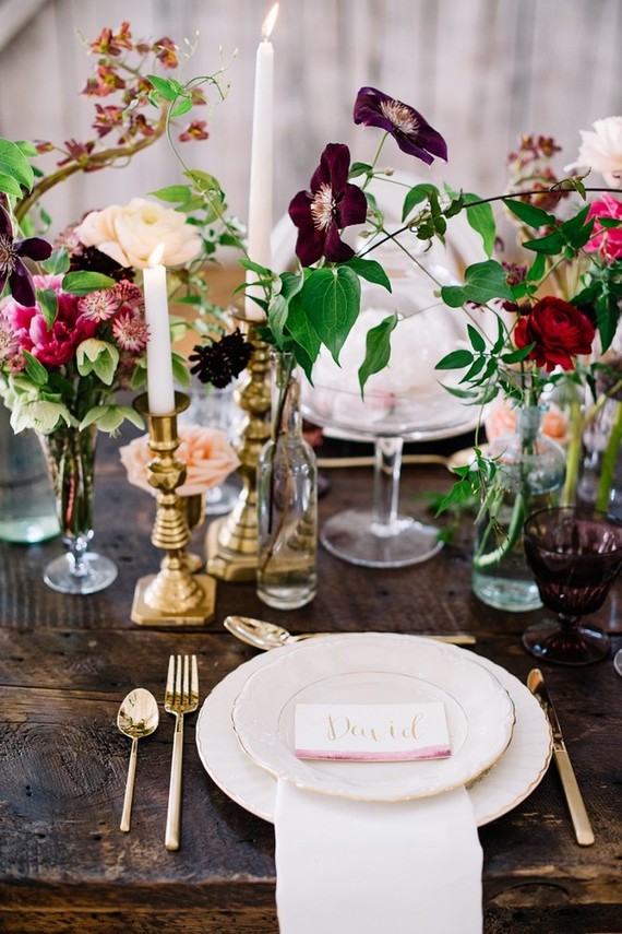 Romantic summer tablescape inspiration Inspiration