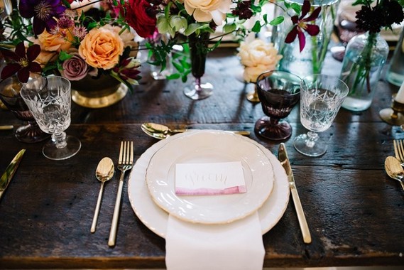 Romantic summer tablescape inspiration Inspiration