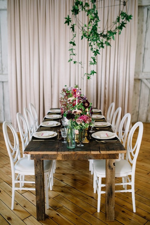 Romantic tablescape