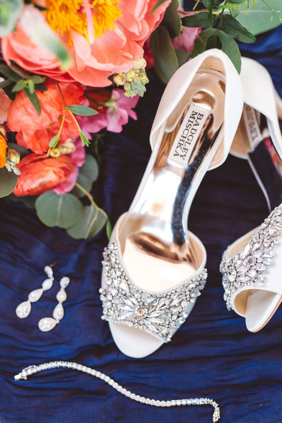 Badgley Mischka wedding shoes