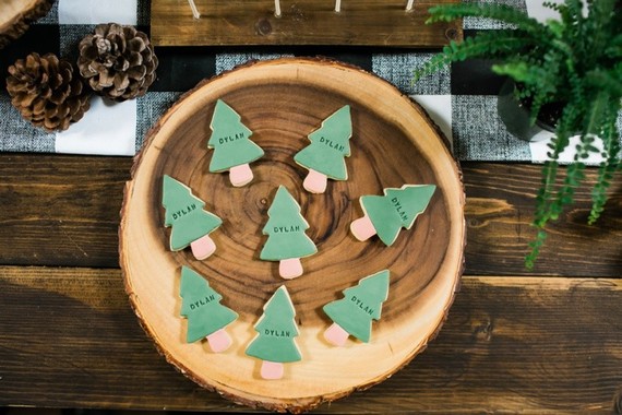 Christmas tree cookies
