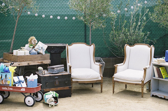 Regal boy's baby shower