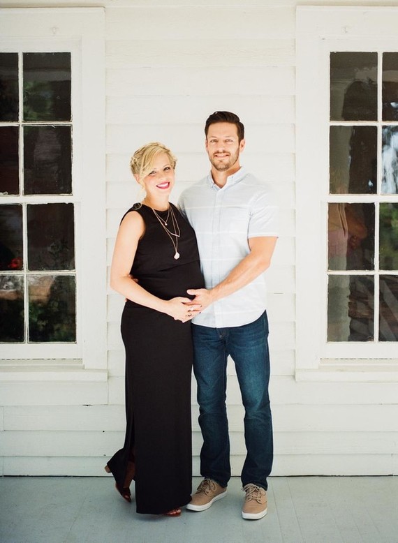 Black and white Southern baby shower