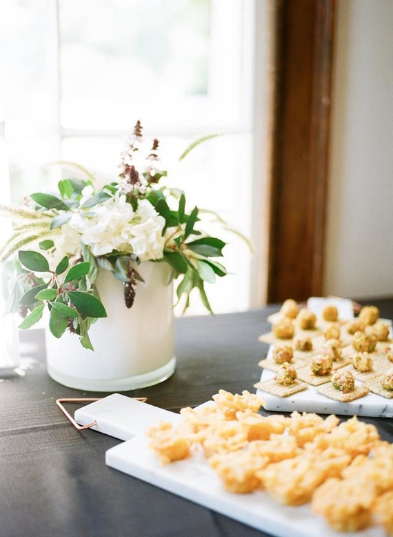 Black and white Southern baby shower