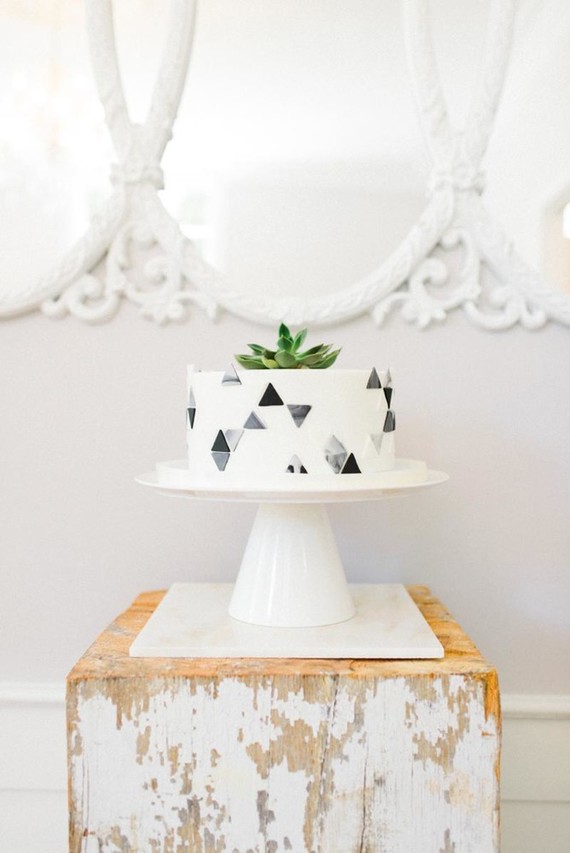 Black and white Southern baby shower